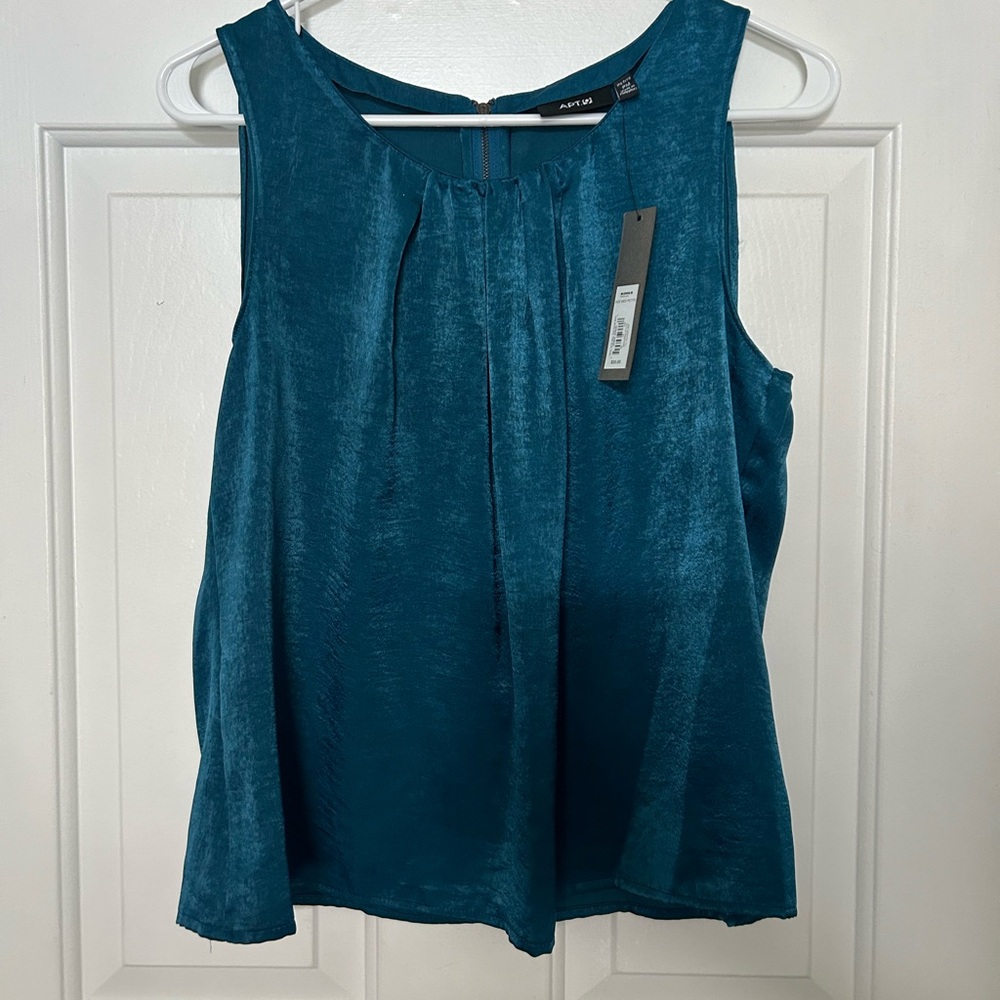 NWT APT 9 Teal Tank - Women’s Small